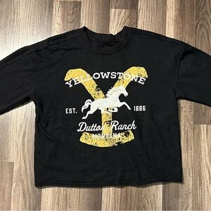 Target Black and Yellow Graphic Sweatshirt
